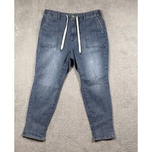 Judy Blue Womens Joggers 18W Blue Clearwater Jogger High Rise Straight EUC